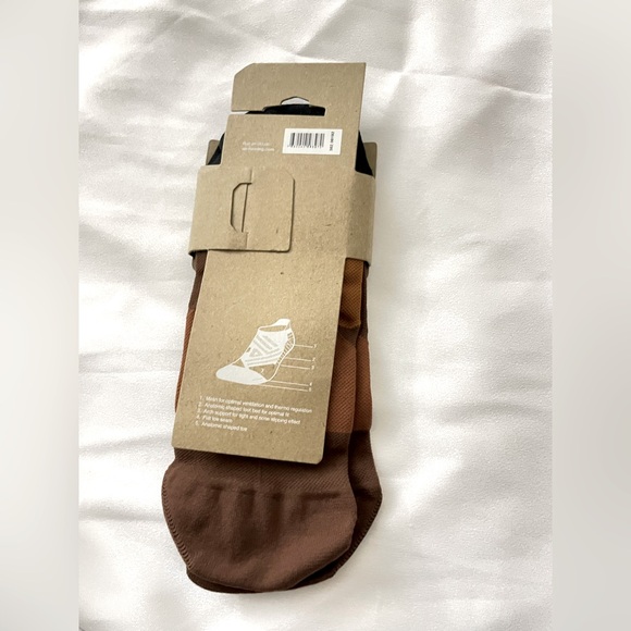 Sz US 10-11 Large Men's Low Sock The Last Hunt cocoa black On running - Picture 4 of 5